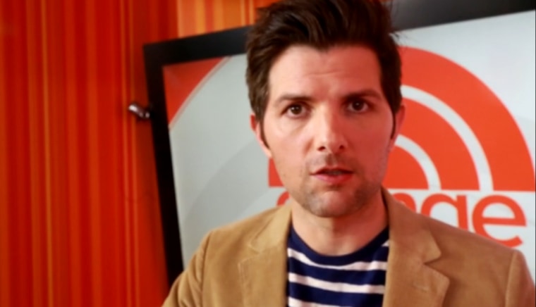 Adam Scott of "Parks and Recreation" and "Hot Tub Time Machine 2."