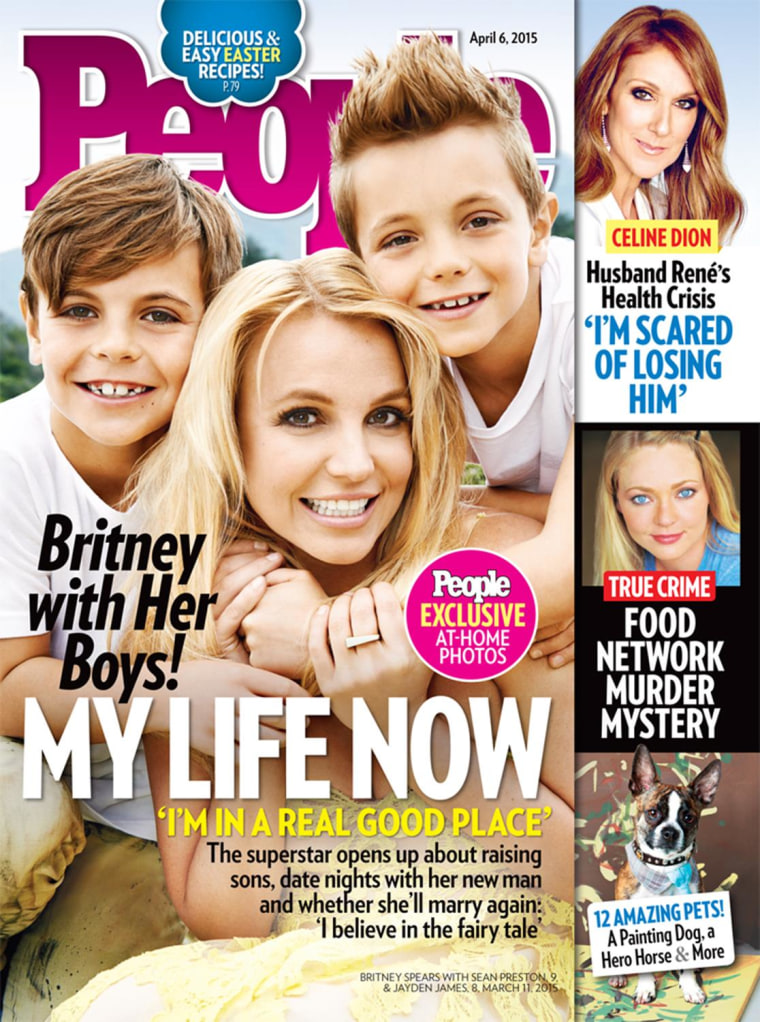 Britney Spears on the cover of People magazine