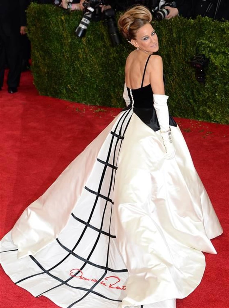 Sarah Jessica Parker attends the Met Gala on May 5, 2014.