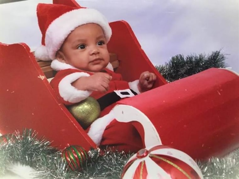 Kai's first Holiday Season and he's really into it!