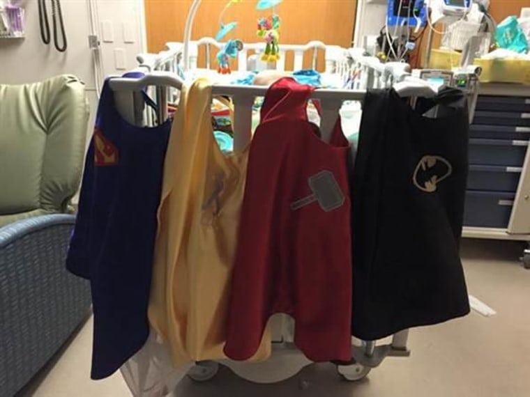 Vito sported an assortment of superhero capes while fighting his brain tumor.