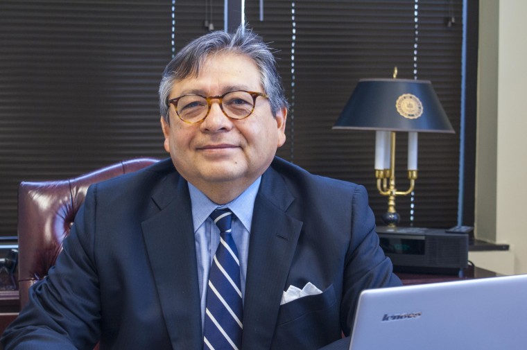 Marcos Ronquillo is challenging incumbent  Mike Rawlings for Dallas mayor. Much like Jesus “Chuy” Garcia, candidate for Chicago mayor, he has billed himself as a candidate who would build neighborhoods  and as an anti-establishment candidate. Ronquillo has worked as a civil rights attorney and as a lawyer for corporations. The Dallas mayor’s race is May 9. 