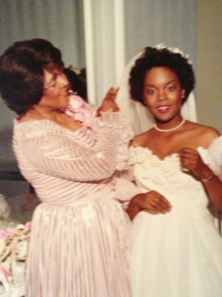 Andrea and her mother, Earline Comer Terry, 1982