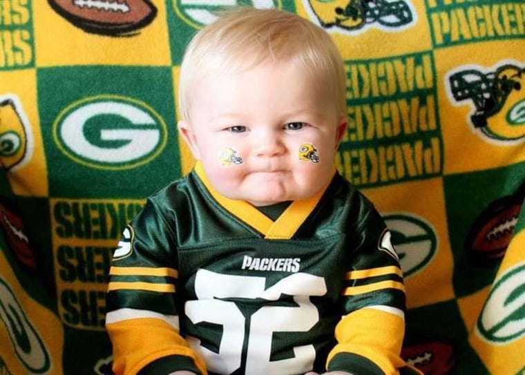 My little guy wants to be the next Clay Matthews. Go Pack Go!