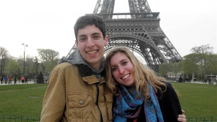 Steven Greenberg, 21, was raised Jewish, while his sister, Katie Greenberg, 24, was raised Catholic.