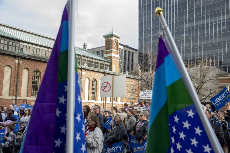 Image: Indianapolis Reacts To Indiana's Controversial Religious Freedom Act
