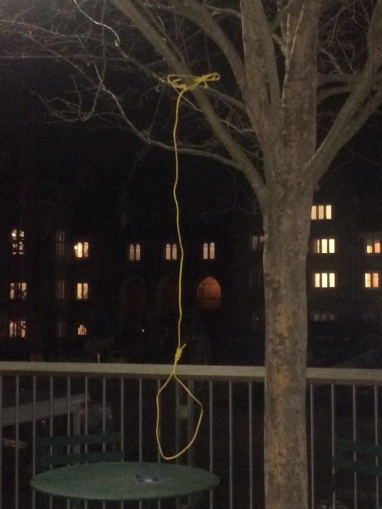 A noose was found on the Duke campus.