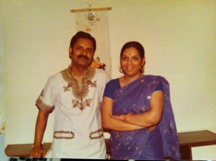 Molla Anam and his wife.