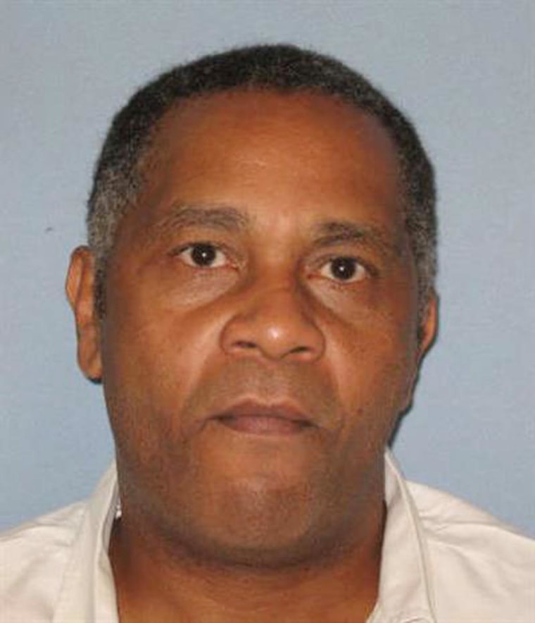 In this undated photo made available by the Alabama Department of Corrections, shows inmate Anthony Ray Hinton. Hinton, who spent nearly 30 years on death row will go free Friday, April 3, 2015,  after prosecutors told a court that there is not enough evidence to link him to the 1985 murders he was convicted of committing. 