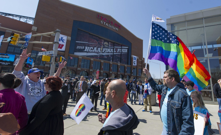 Image: Demonstrators March