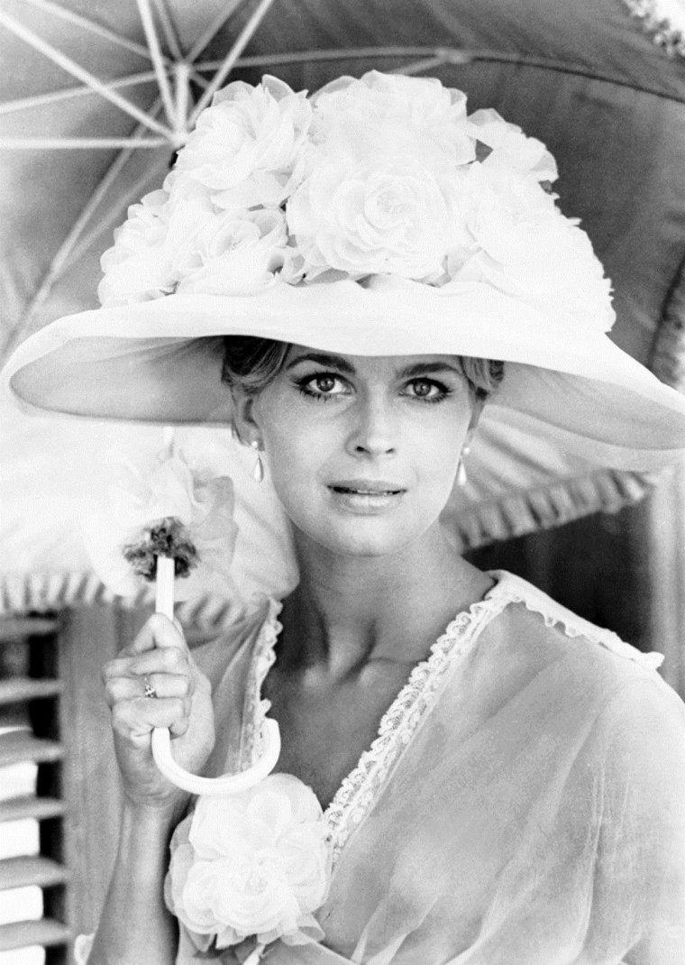 Bergen in the 1968 film "The Magus" is all glamour.