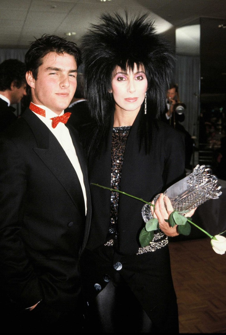 Tom Cruise and Cher in 1985