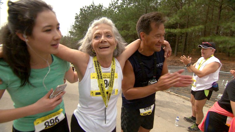 Rachel, Anne, and Dave Park have run 10 marathons together as a family.