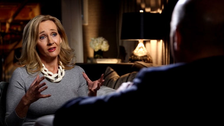 J.K. Rowling speaks with Matt Lauer on TODAY