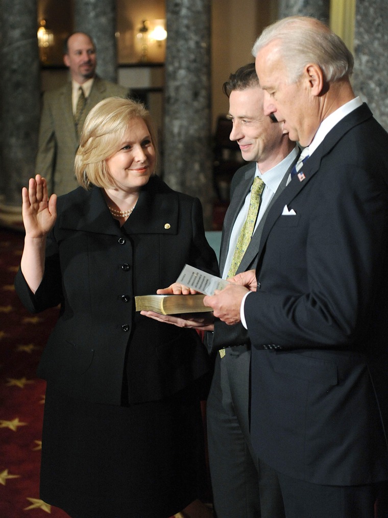 Kirsten Gillibrand Sworn Into Hillary Clinton's Vacant Senate Seat