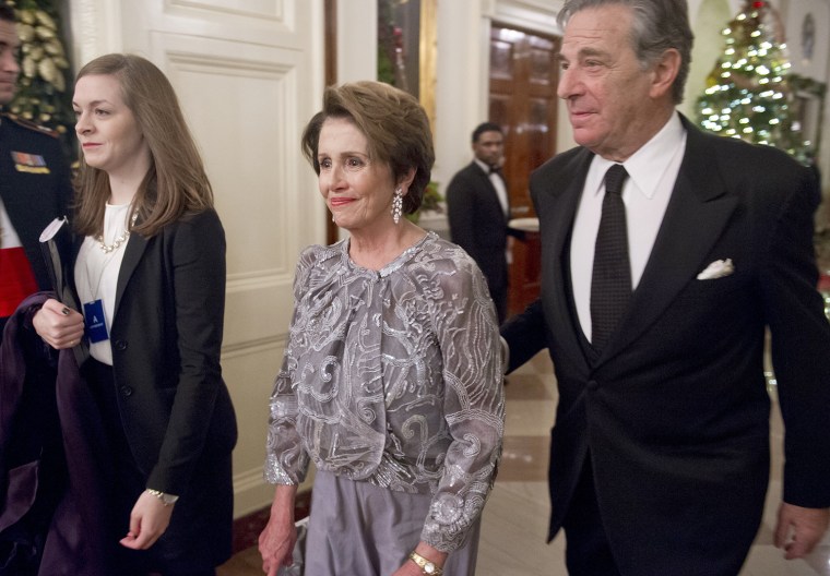 US House Democratic Leader Nancy Pelosi and her husband Paul