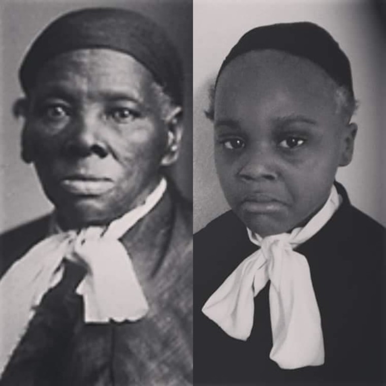 Ava R. as Harriet Tubman.