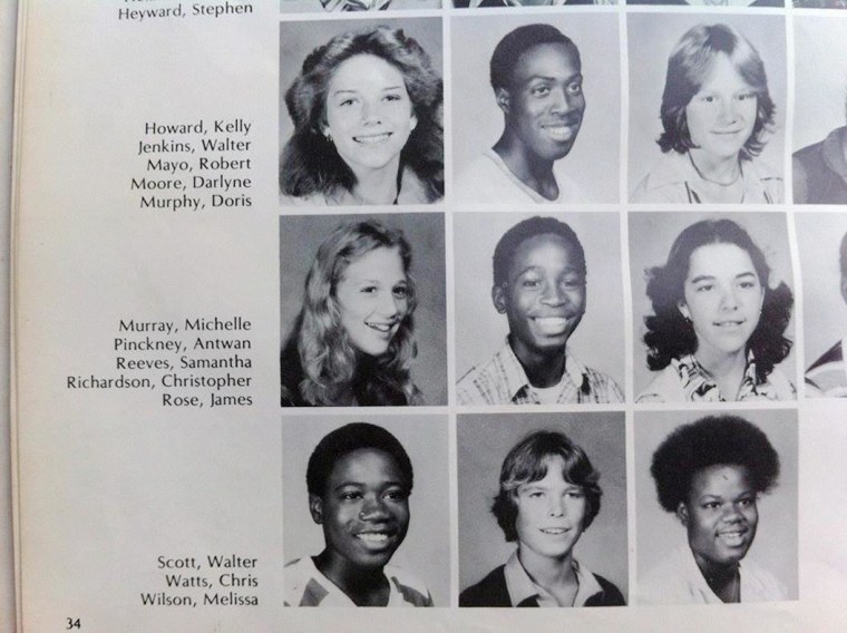 Image: Walter Scott in his middle school yearbook of 1979/80