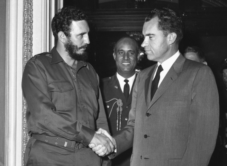 Image: Castro And Nixon
