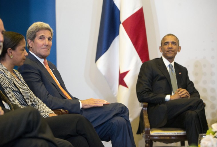 Image: Barack Obama, John Kerry, Susan Rice