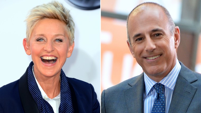 Ellen DeGeneres, Matt Lauer file headshots