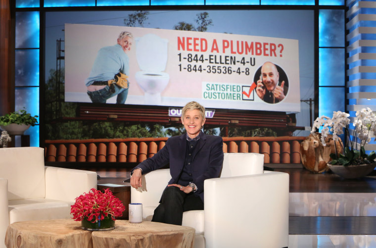 Ellen DeGeneres reacts to Matt Lauer's prank