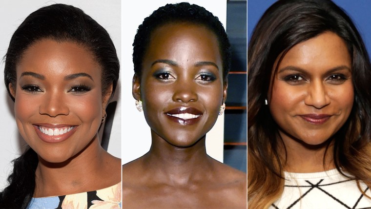 Gabrielle Union, Lupita Nyong'o, Mindy Kaling