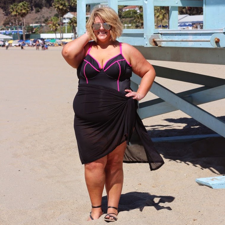 Why Jessica Kane, plus-size blogger, doesn't want swimsuit photo called  'brave