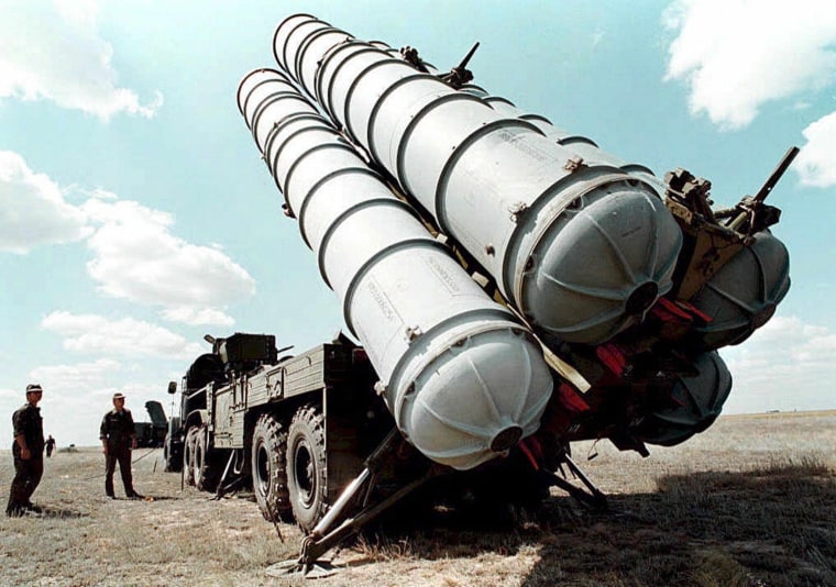 Image:  Russian S-300 air defense missile system in 1996