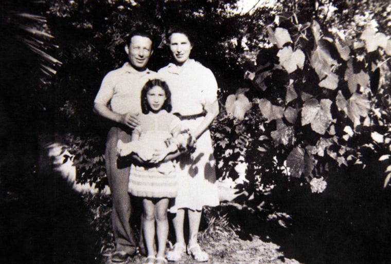 Image: Claudine Schwartz and her parents