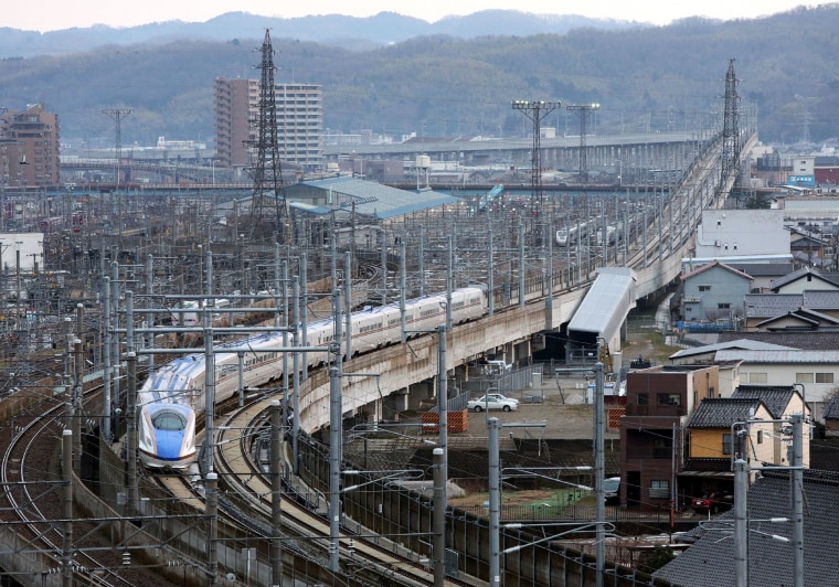 Image: Japanese bullet train