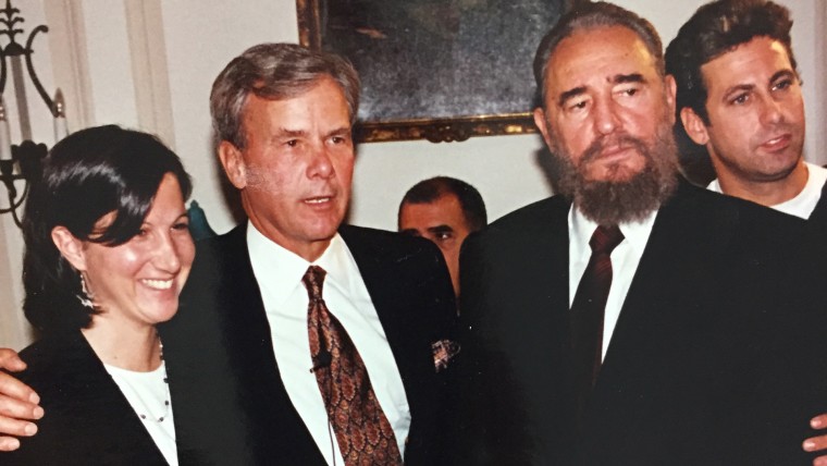 TODAY's Tammy Fine with Tom Brokaw and Fidel Castro