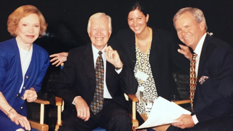 Tammy with first lady Rosalynn Carter, President Carter and Tom Brokaw