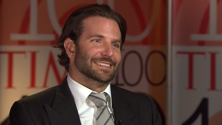 Bradley Cooper, one of TIME's 100 most-influential people, speaks with TODAY's Matt Lauer