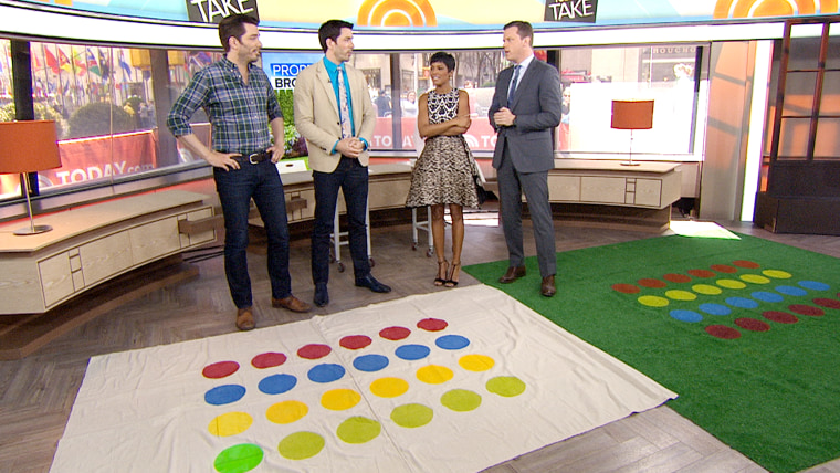 The Property Brothers Drew and Jonathan Scott spent the day in Studio 1A showing off the perfect home and garden renovations for spring