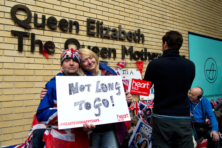 Royal baby camp out