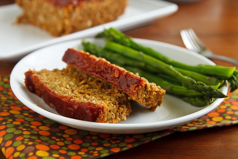 Vegetarian lentil loaf