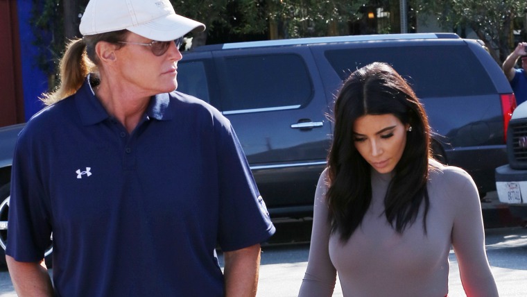 Kim Kardashian and Bruce Jenner