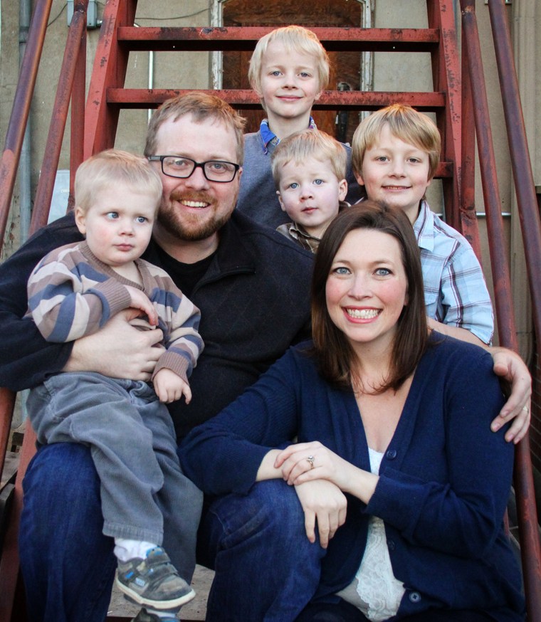 Ryan and Amy Green of Loveland, Colorado, and their four children.