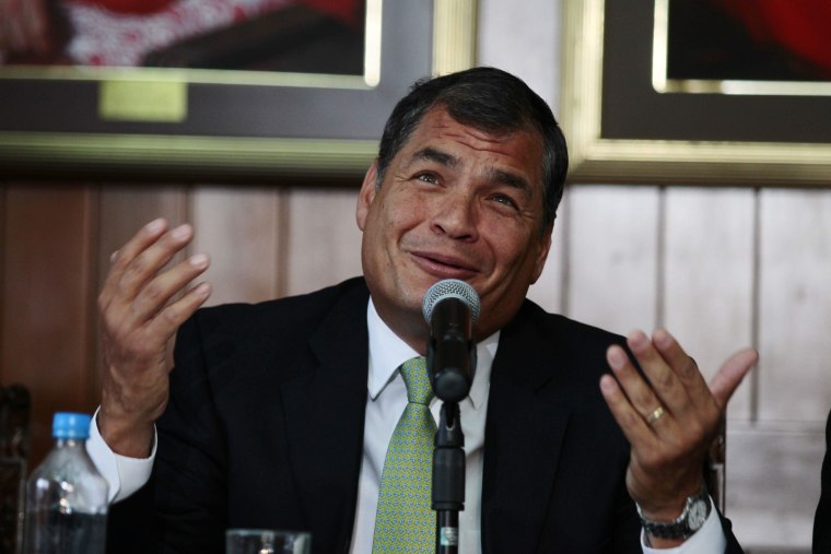 Image: President Rafael Correa