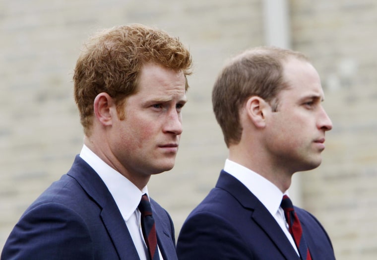 Image: Britain's Princes Harry and William