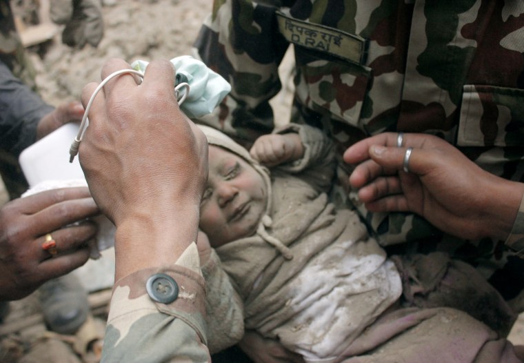 Alive: Nepal Baby Rescued From Earthquake Rubble After 20 Hours