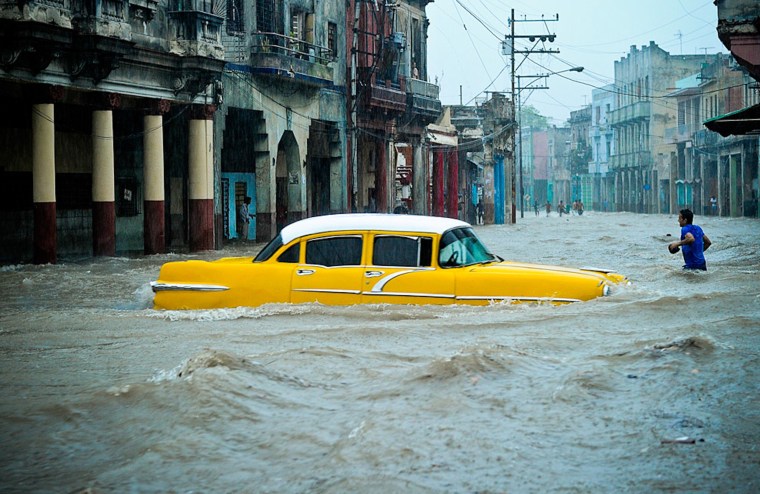 Image: CUBA-WEATHER-FLOOD