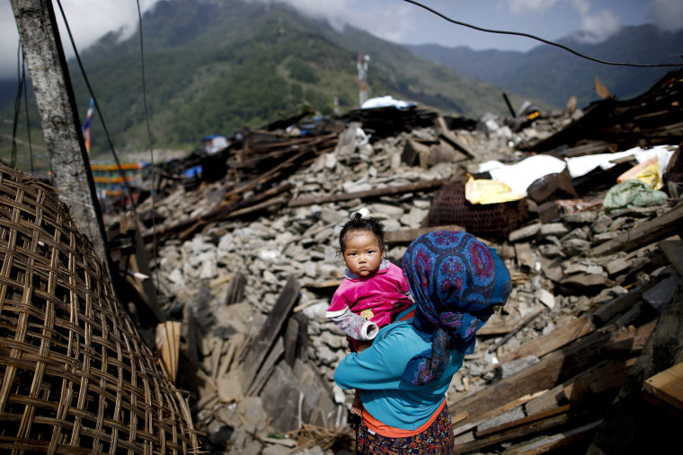 Image: Aftermath of Nepal earthquake
