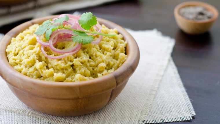 Mashed plantains, mangu