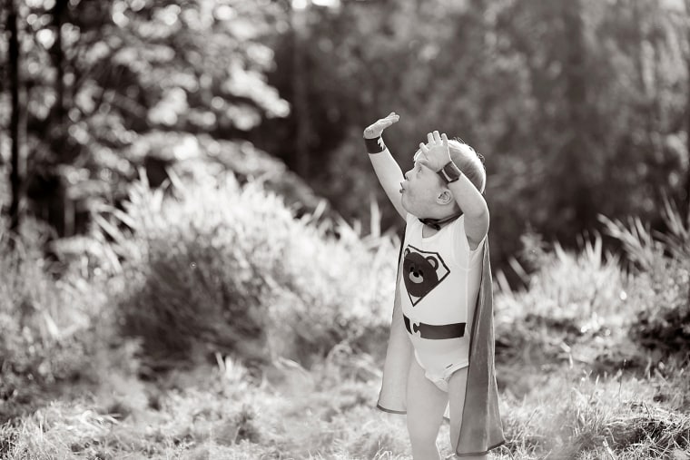 Renee Bergeron's photo series "The Superhero Project."