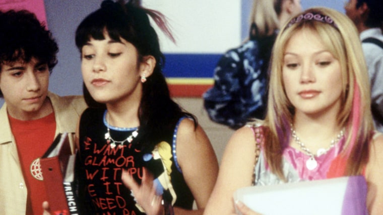 "Lizzie McGuire," (from left): Adam Lamberg, Lalaine (aka Lalaine Vergara-Paras), Hilary Duff