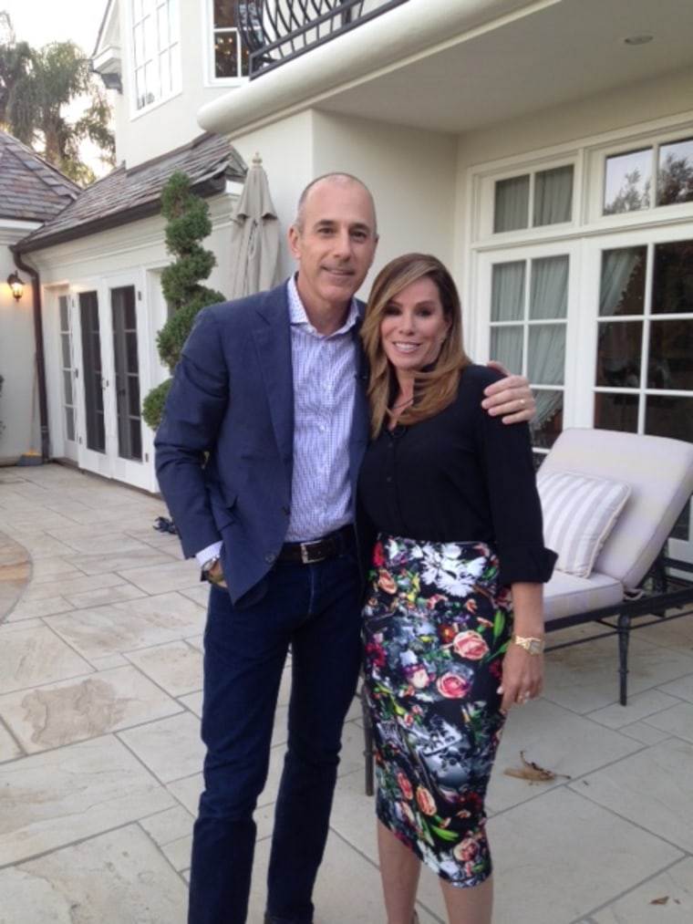 Melissa Rivers and Matt Lauer