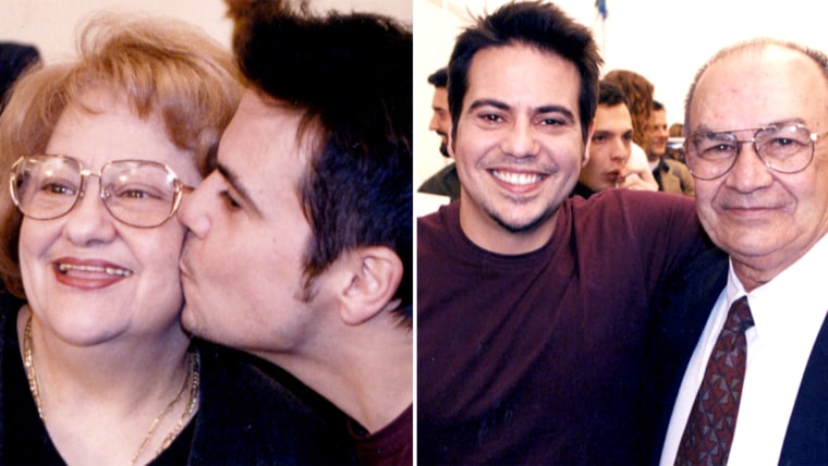 Narcisco Rodriguez with mother and father.