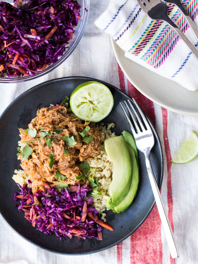 Healthy pulled shop pork crockpot